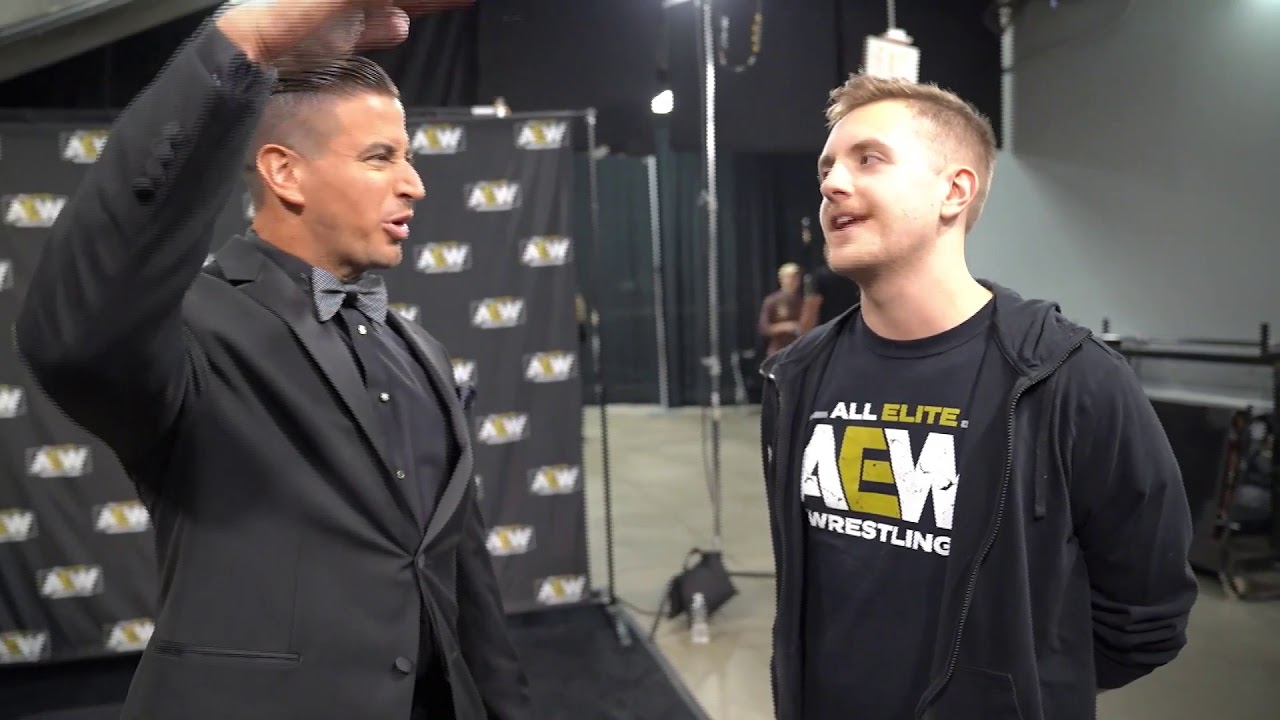 I Prevail frontman Brian Burkheiser visited with the Stars of #AEW prior to All Out in Chicago