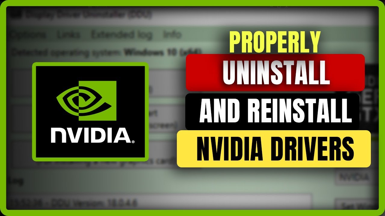 Как правильно удалить и переустановить драйверы Nvidia (2026)