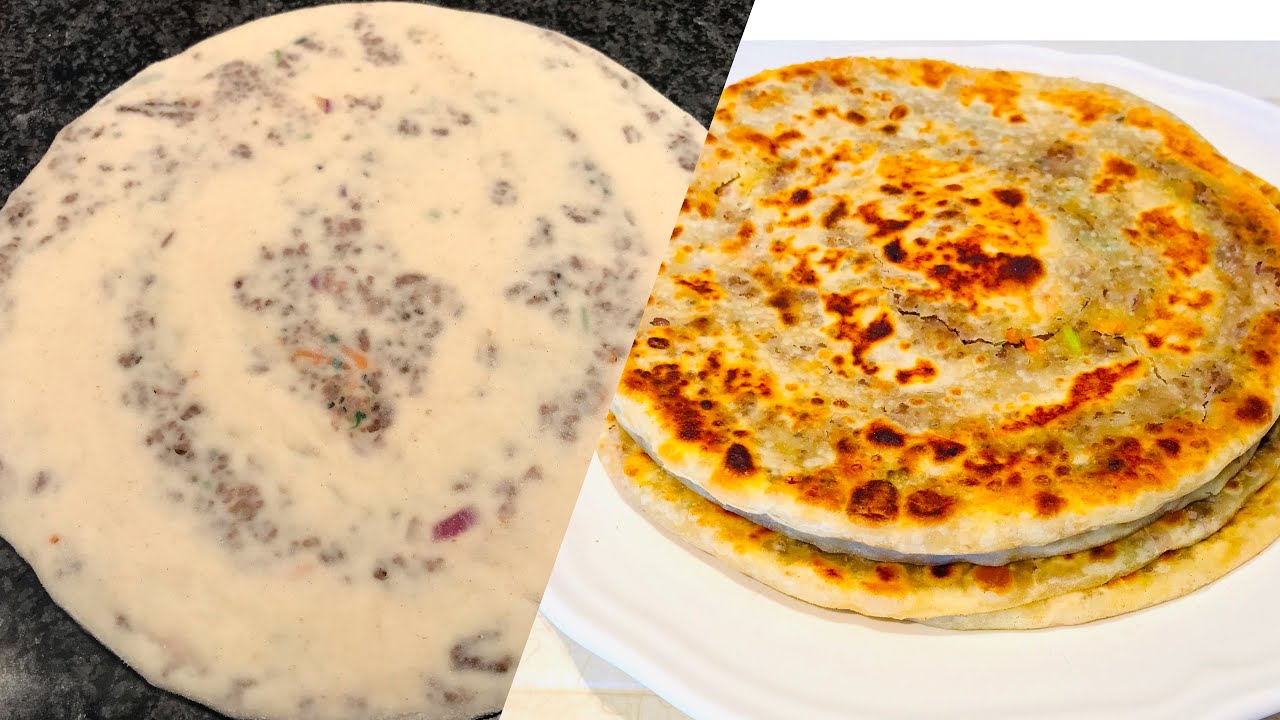 Stuffed  chapati | How to cook soft and easy stuffed meat parathas | Stuffed meat parathas.
