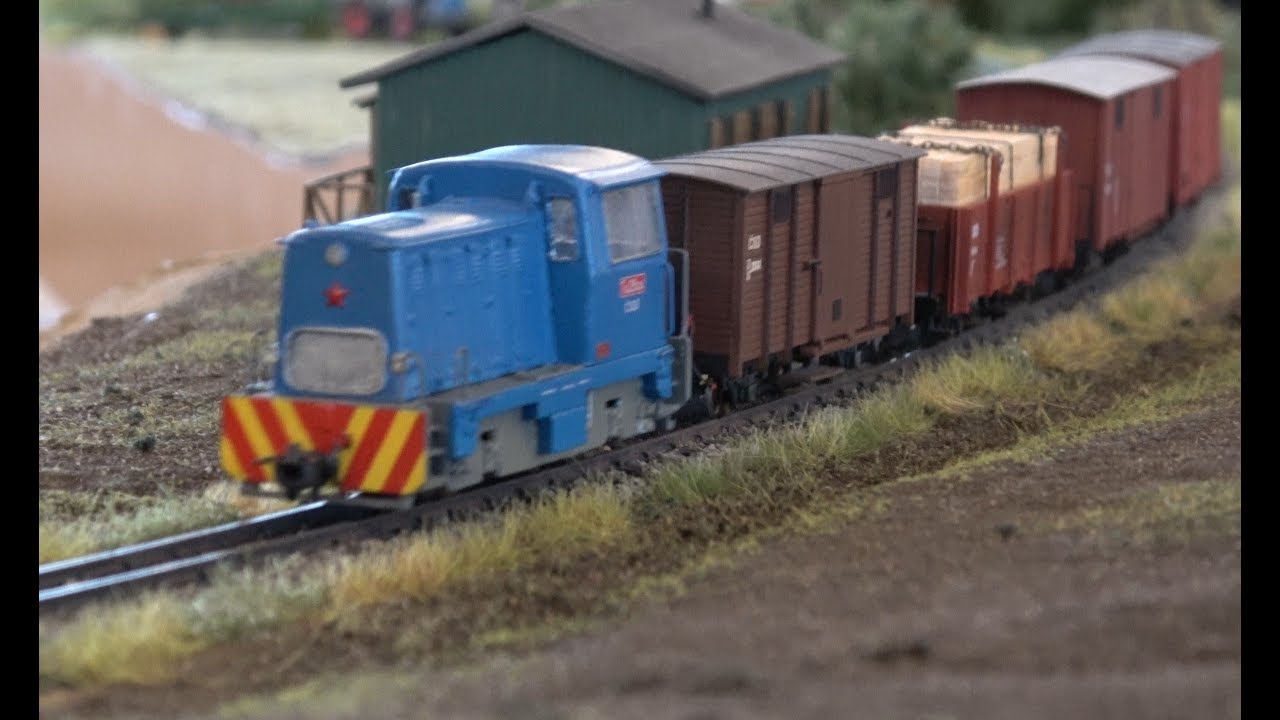 Výstava modulového kolejiště H0e (1:87) -  KŽM Praha 7 - Bubny
