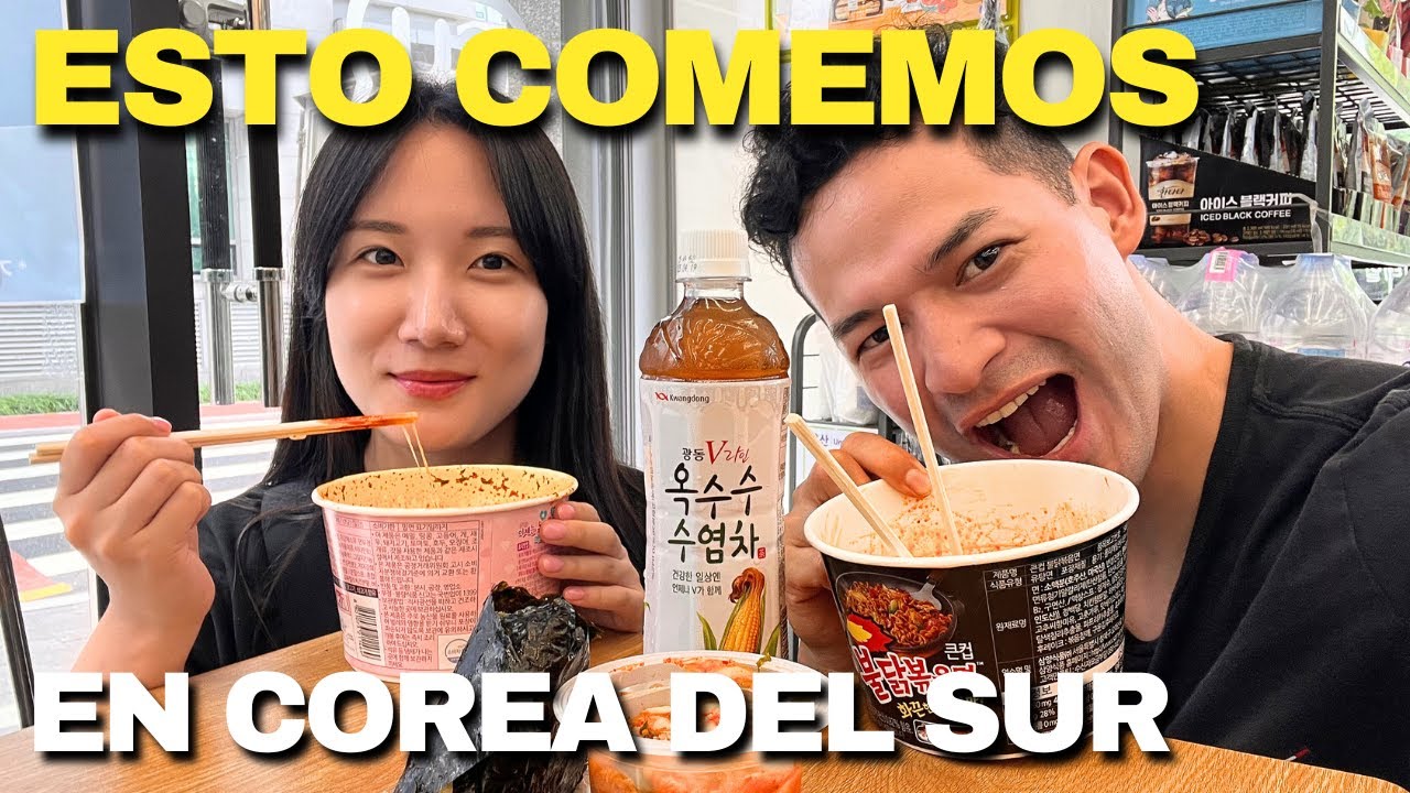 Dia completo comiendo en las tiendas de CONVENIENCIA en Seoul | El Ramen mas picante