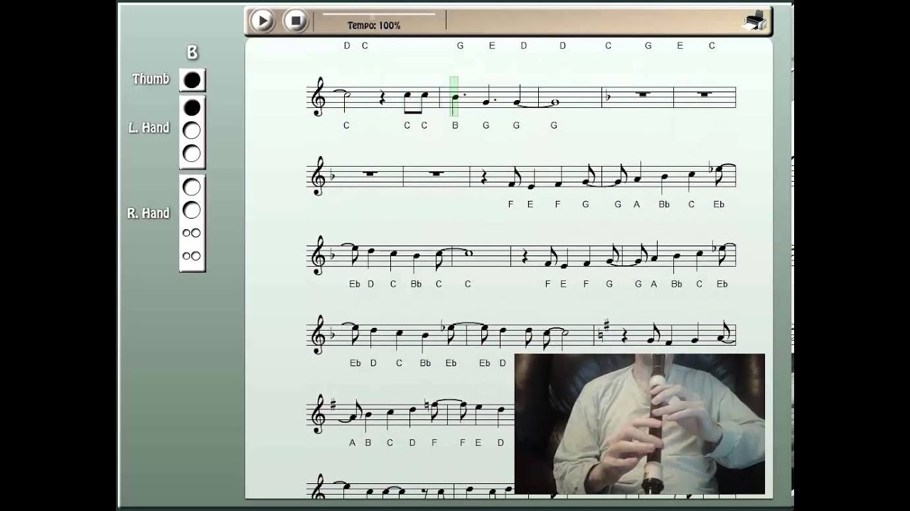 Let it Go on Recorder (from Frozen)