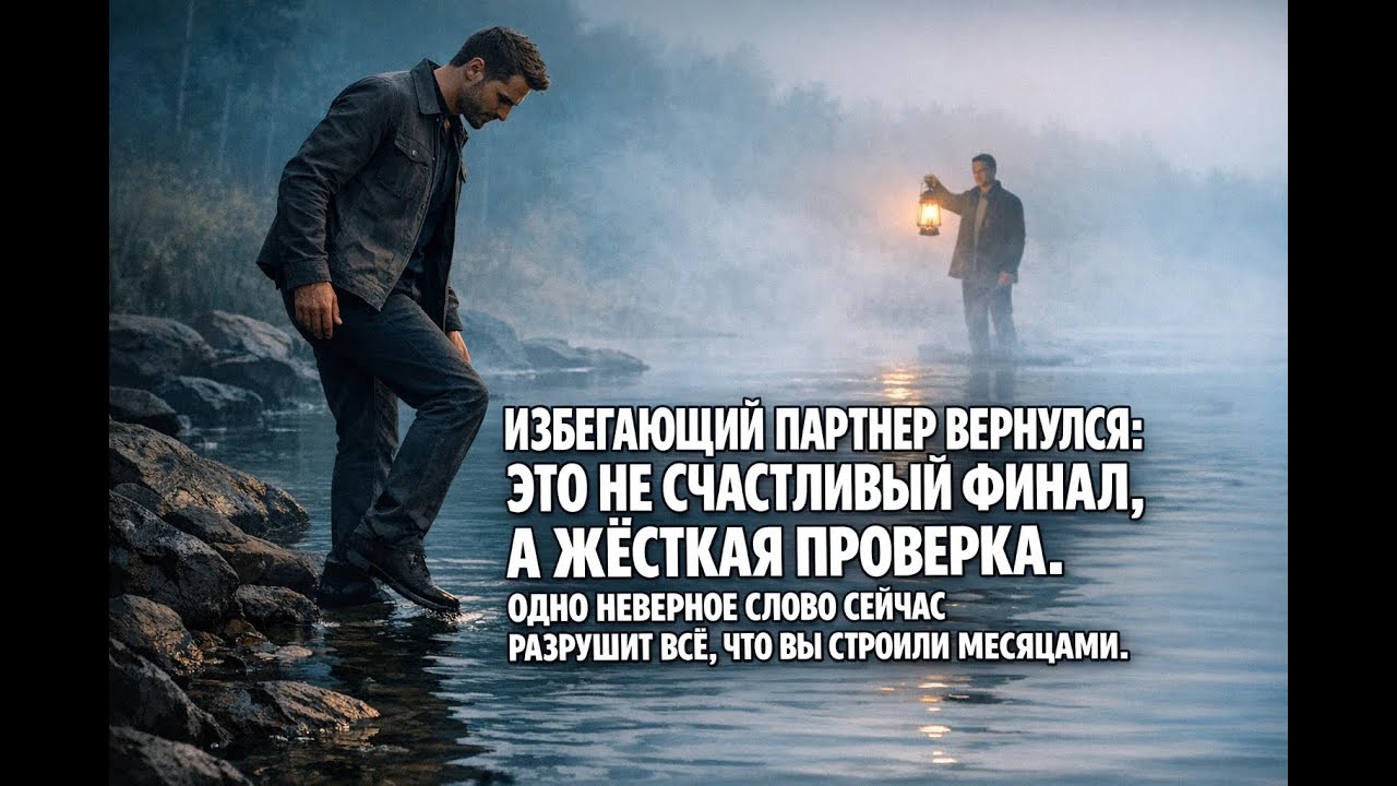 Избегающий вернулся: Почему это не конец боли, а начало самого сложного испытания для вашей любви