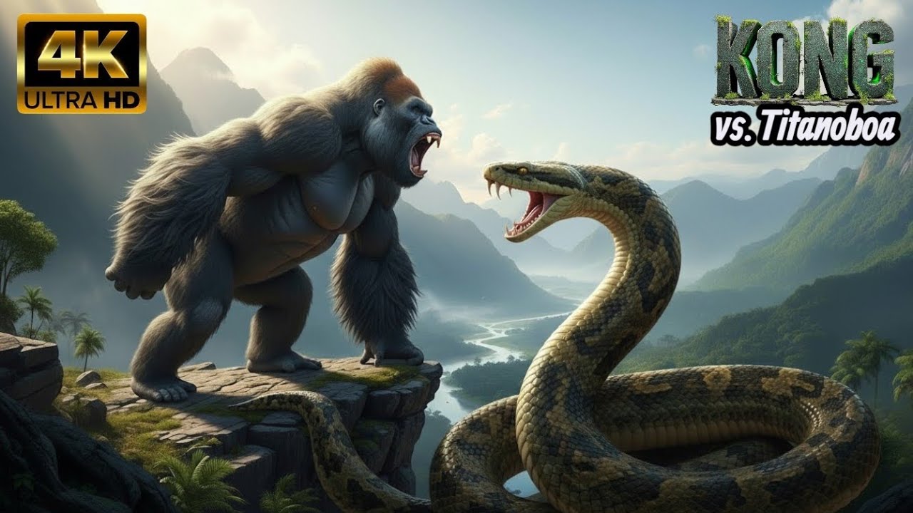 King Kong vs Titanoboa | The Ultimate Battle for Survival