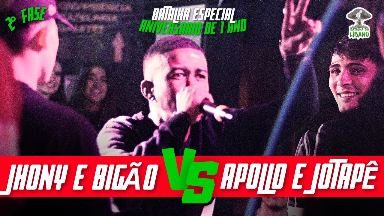 (ATACOU A PRÓPRIA DUPLA 😱) JHONY E BIG MIKE X APOLLO E JOTAPÊ | 2° FASE | 1 ANO BATALHA DO LÍBANO|SP