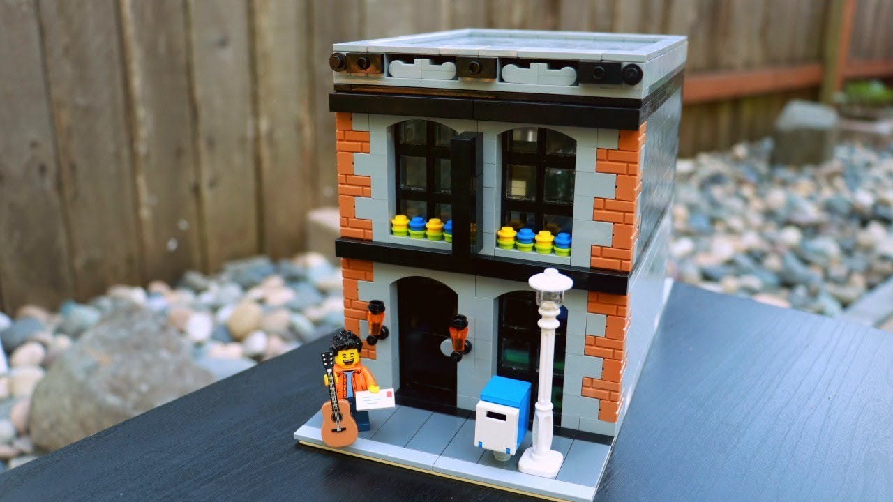 Модульный конструктор почтового отделения LEGO для моей индивидуальной модульной компоновки