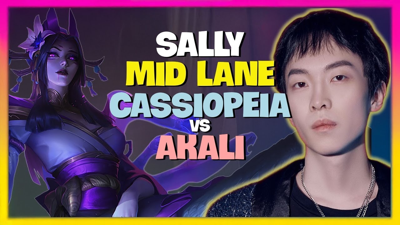 Sally Reveals Challenger Cassiopeia: Perfect Teamfight Execution (Engsub)