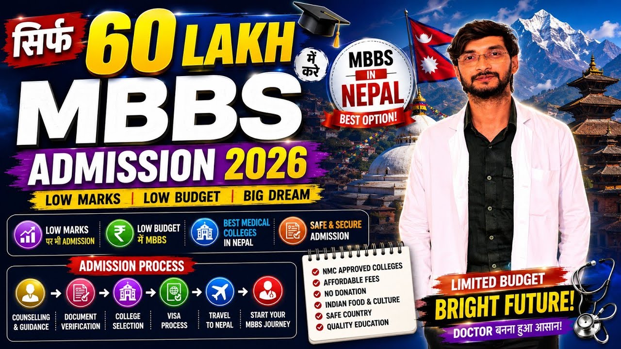 सिर्फ 60 Lakh मे करे MBBS | Low Cutoff MBBS Colleges | Low budget MBBS Colleges  MBBS Admission 2026
