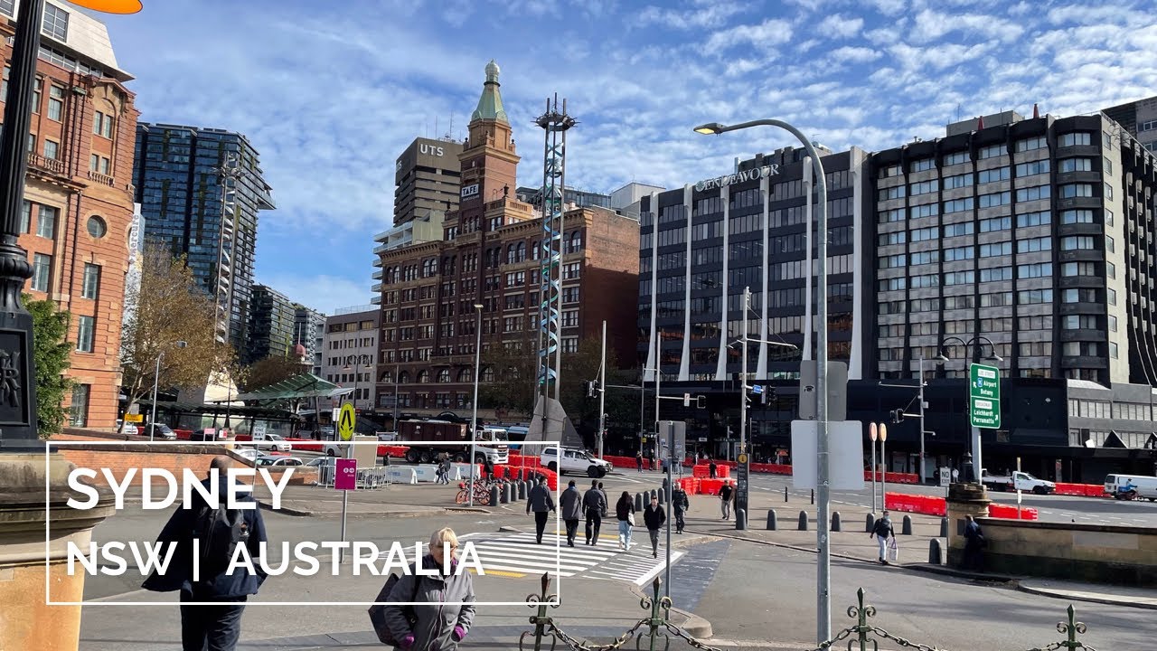 SYDNEY Australia 2022 winter NSW Walking Tour Video 4K Ep 16.