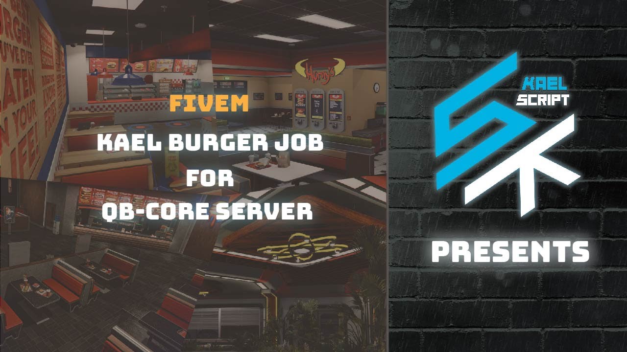 Fivem Burger Restaurant Job Made By Kael Scripts Team
