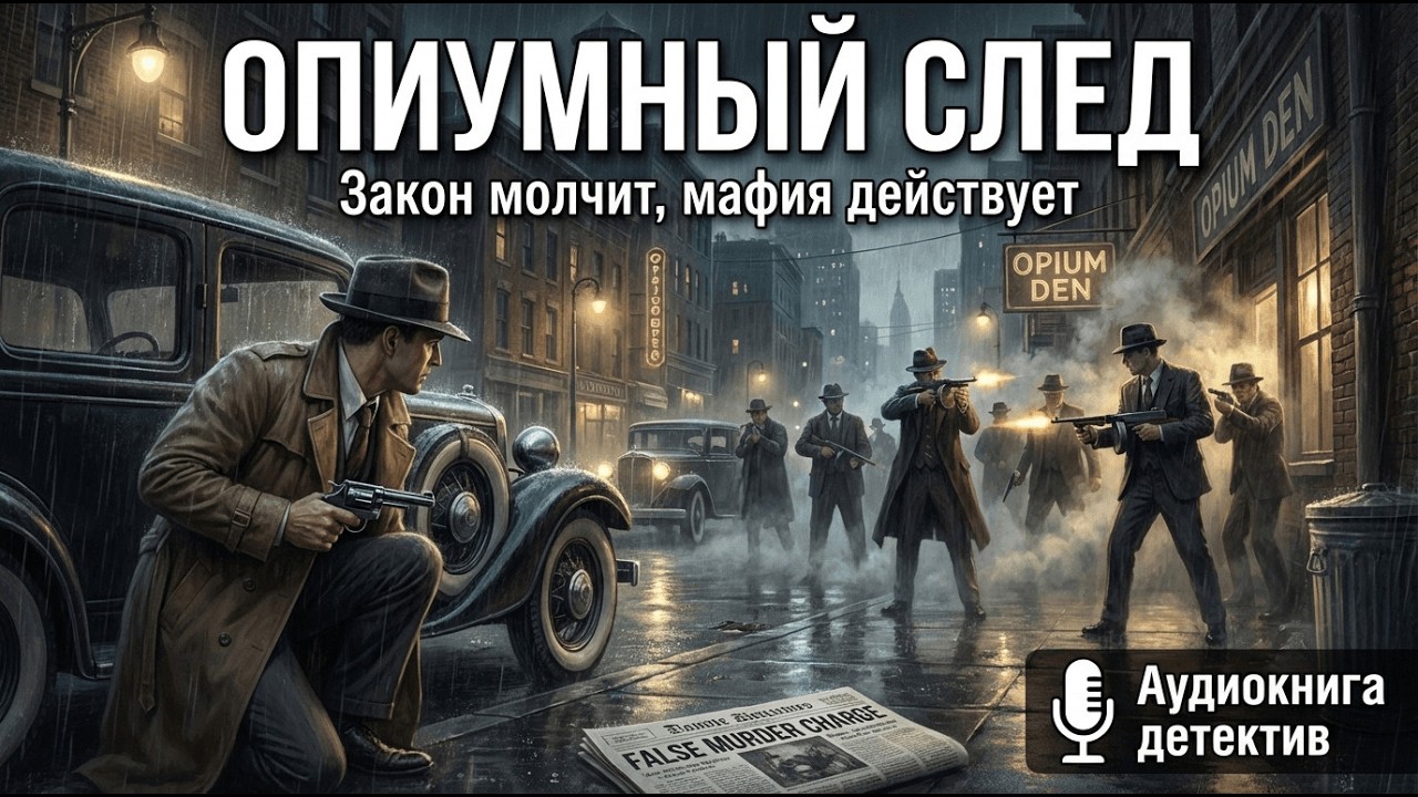 Сыщик против мафии в детективной аудиокниге 