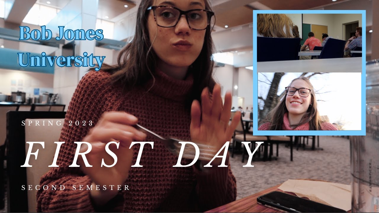 First Day of Classes Second Semester Freshman Year at Bob Jones University | Spring Semester BJU '23