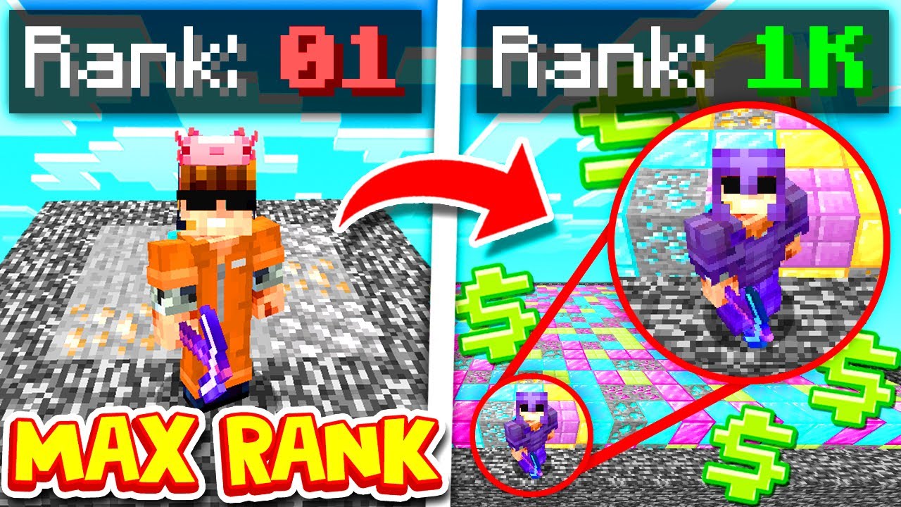 Hitting MAX RANK on DAY ONE in MINECRAFT: PRISONS?! | Minecraft OP PRISON #1