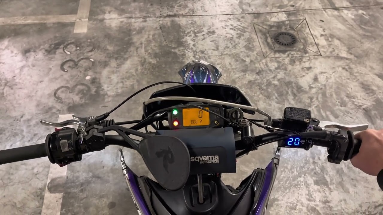 Husqvarna 125cc 2T SM  (Cold Start)