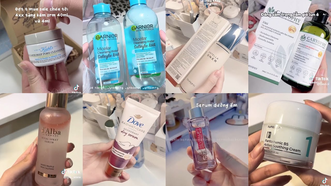 [Tik Tok Shopee] Unboxing những món đồ skincare trên tiktok | #7| @surevieww