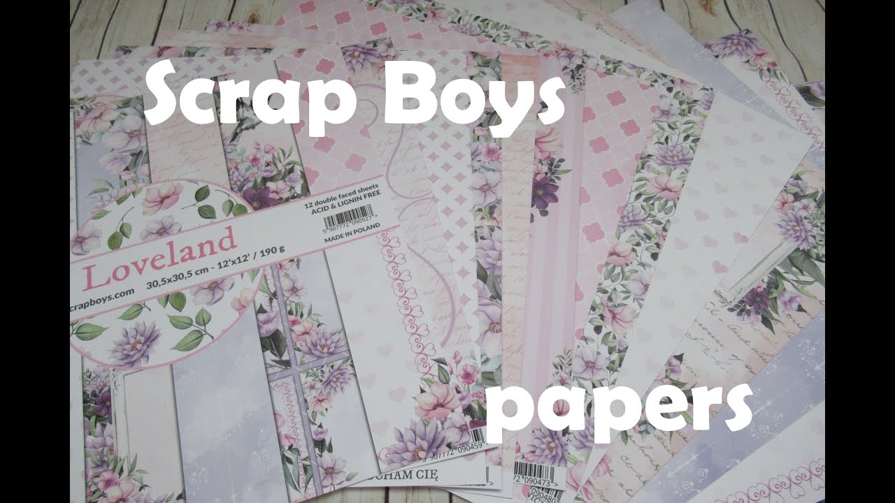 ⭐ Beautiful papers from Scrap Boys- Loveland ⭐ #scrapboys #paperpad