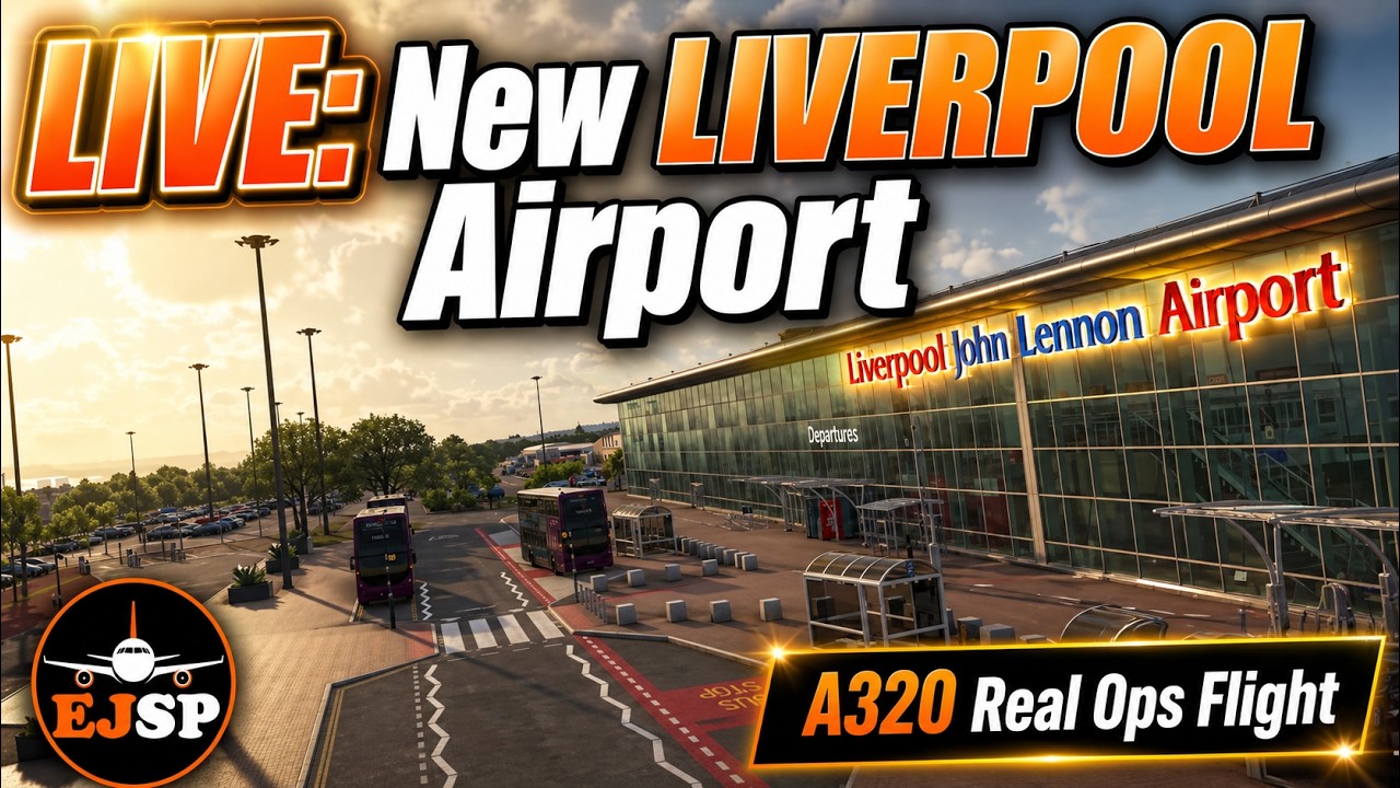 🔴 GIVEAWAY: *NEW* Liverpool Airport (IniBuilds) Easyjet A320 Real Ops Flight | MSFS 2024