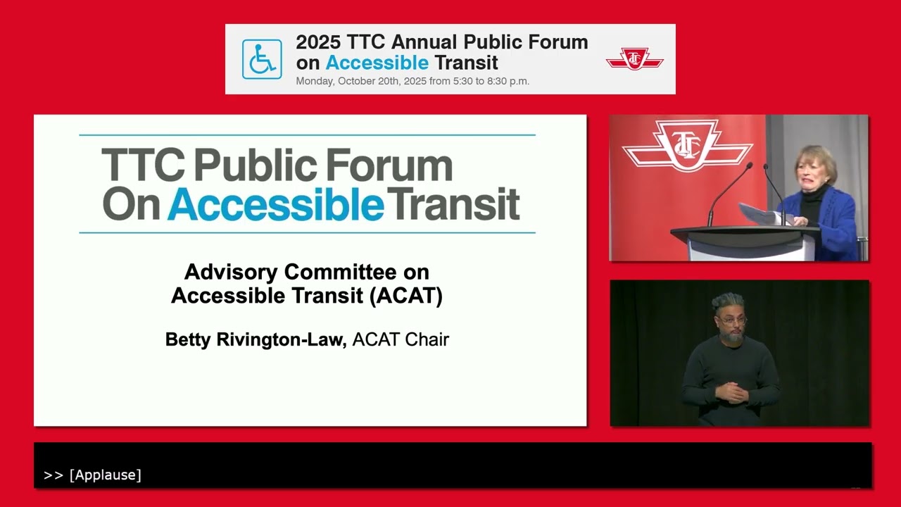 2025 TTC Annual Public Forum on Accessible Transit