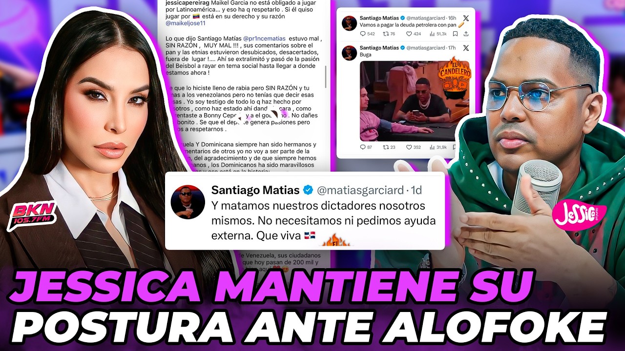 JESSICA PEREIRA ACLARA SITUACI&Oacute;N DE SANTIAGO MAT&Iacute;AS CONTRA ALGUNOS VENEZOLANOS Y TAMBI&Eacute;N DEFIENDE RD