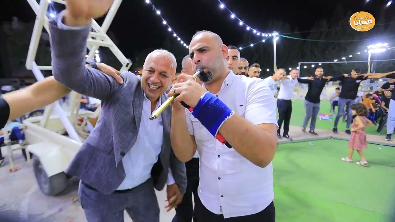 الفنان بدر الصيداوي دبكة درازي مع ملك القصب وشباب صيدا من مهرجان العريس احمد حسن حمد