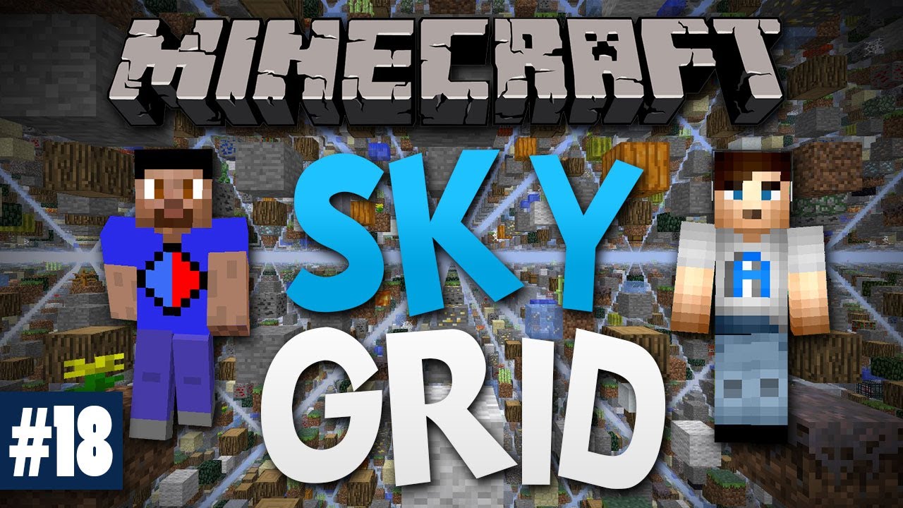 Minecraft SKY GRID #18 с Vikkstar и Ali A (Minecraft Skygrid Survival)