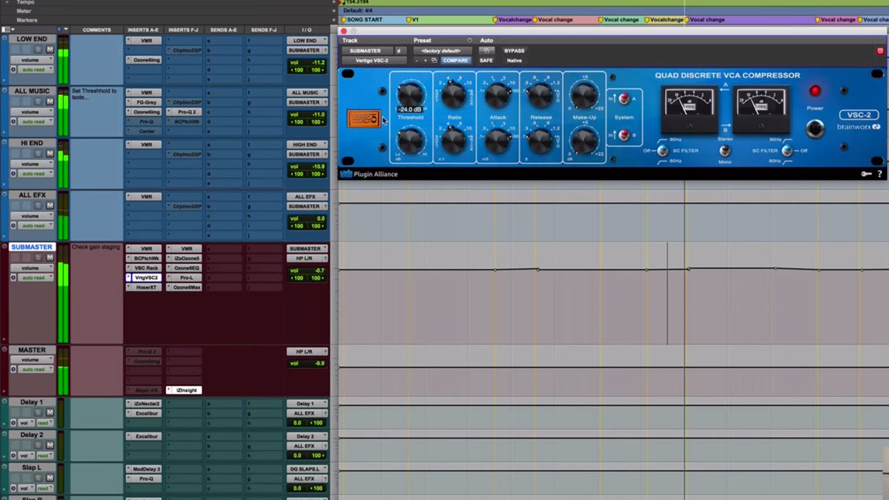 How to Set Up Mix Buss Compression