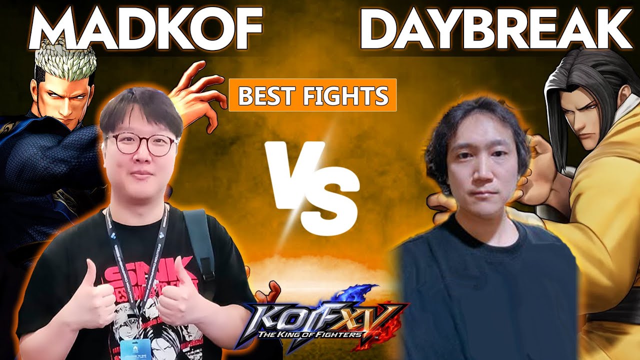 KOFXV  🌀 MADKOF (Rugal, Heidern, Goeitz) vs DAYBREAK 😼 (Gato, Andy, Rock)  Best Fights KOF15