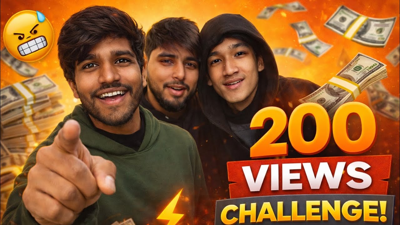 “200 Views Challenge With abbu| Shart Totally Crazy 🤣”