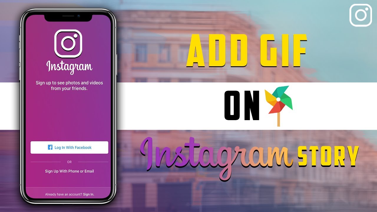 How to Add Gif on Instagram Story 2021 | Pin Tech |