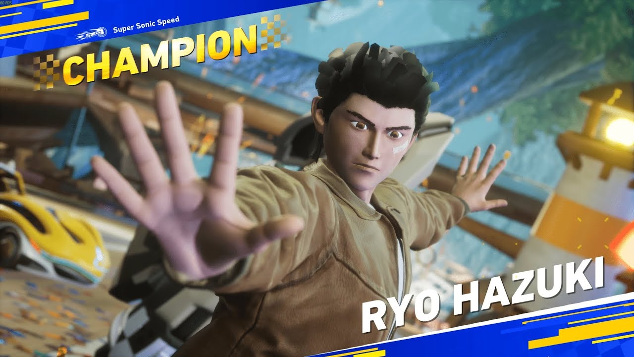 Sonic Racing Crossworlds - Ryo Hazuki (Shenmue) Complete Overhaul Mod