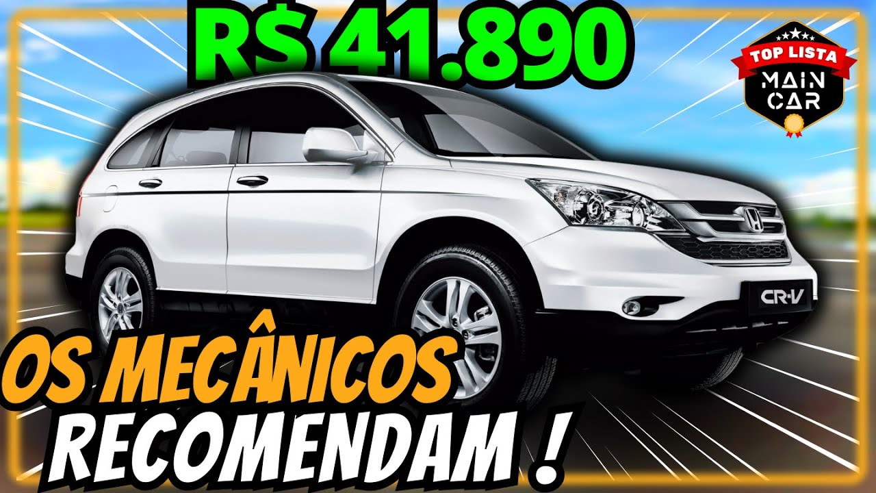 5 SUVs BARATOS que NÃO QUEBRAM | SUVs BRUTOS que os MECÂNICOS RECOMENDAM 🔥