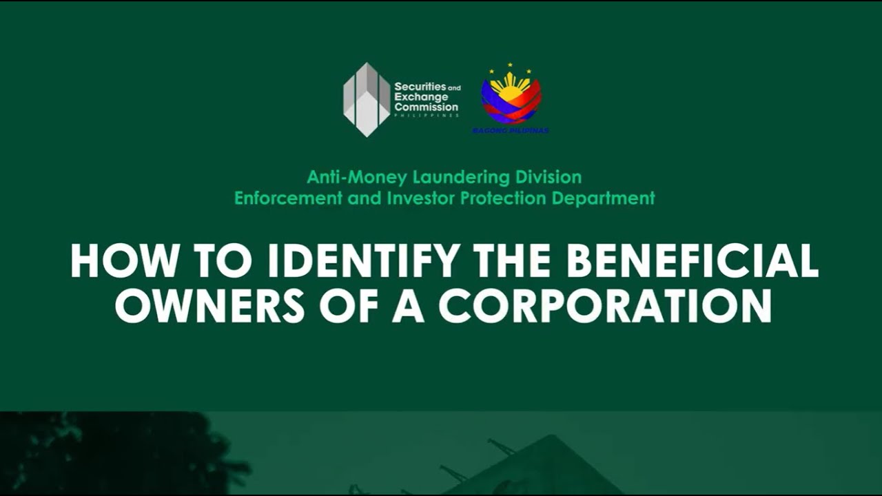 How to Identify the Beneficial Owners of a Corporation? | SEC Philippines
