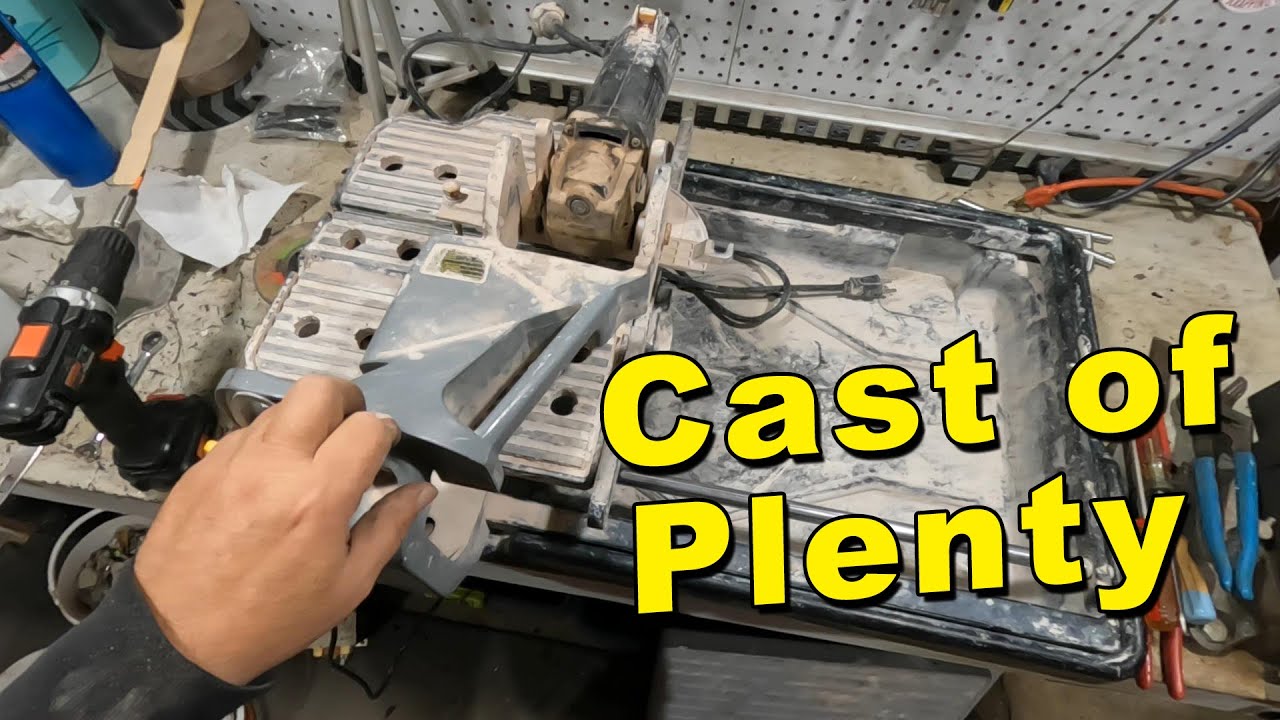 Scrapping a Tile Cutter for Cast Aluminum | Is it worth the squeeze!