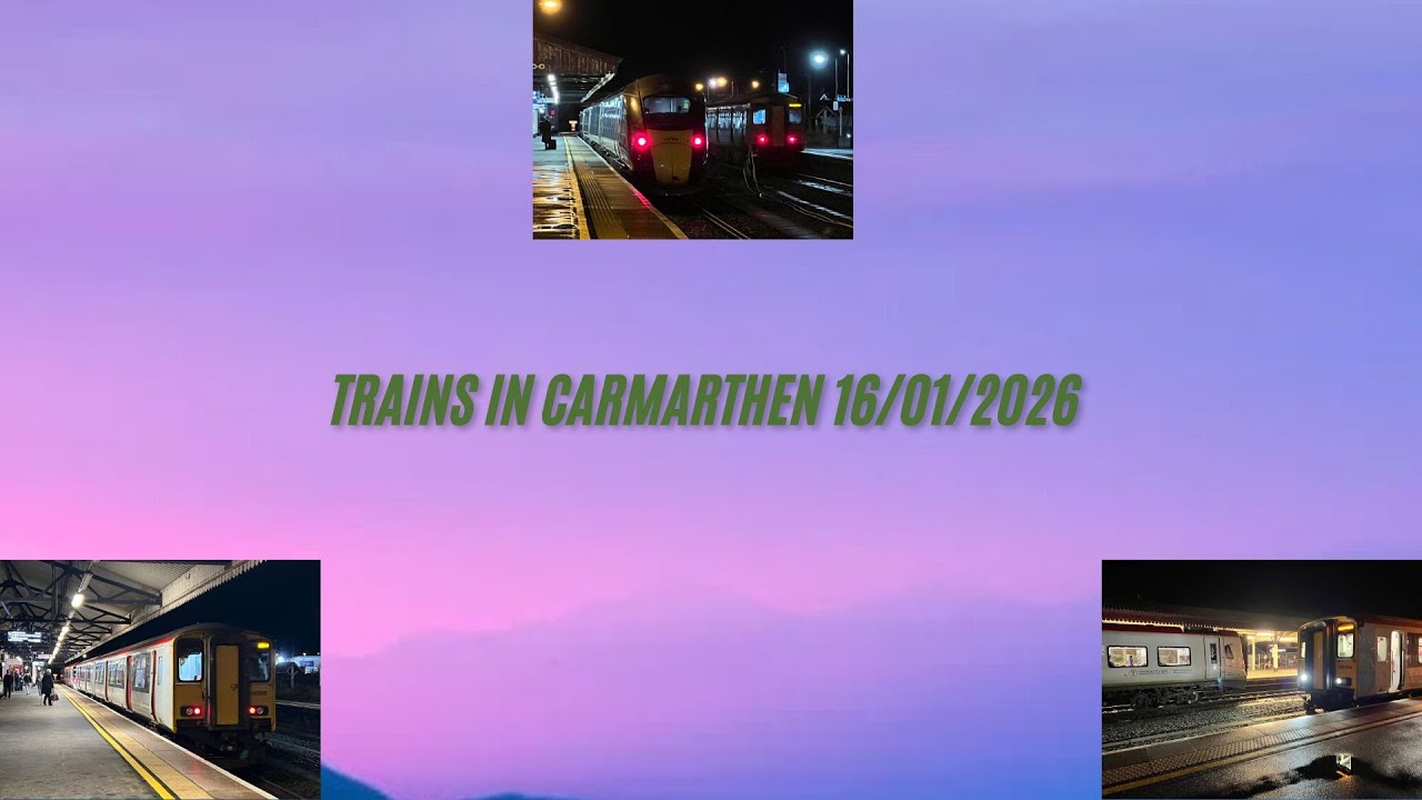 Trains In Carmarthen 16/01/2026