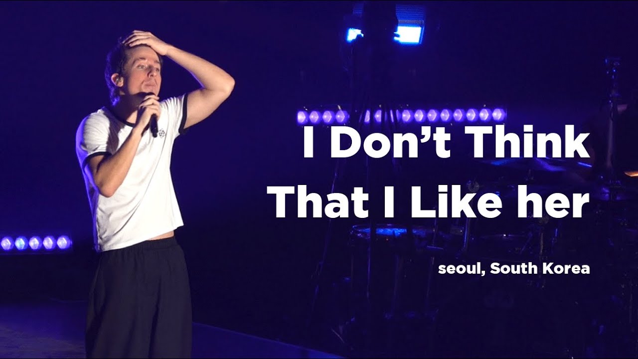 231021 [4k] 찰리푸스 Charlie puth - I Don't Think That I Like Her 서울 내한콘서트 올림픽체조경기장 SEOUL KOREA KSPO