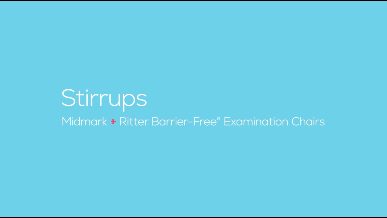 Смотровые кресла Midmark + Ritter Barrier-Free&reg;: Стремена