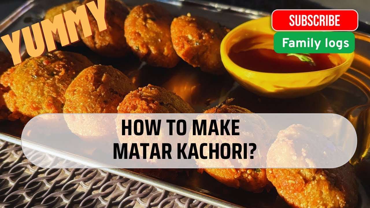 Matar kachori in easiest way possible @familylogs 