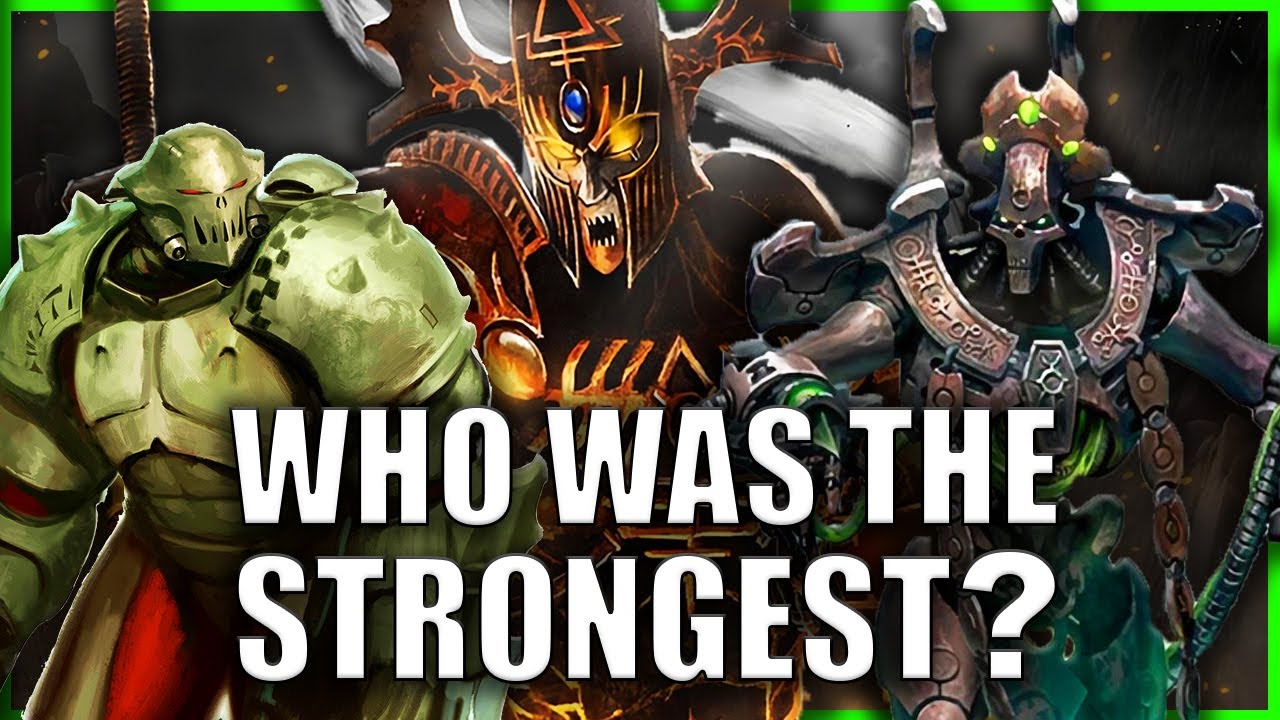Which Faction was the Most Powerful During their Peak? | Warhammer 40k Lore