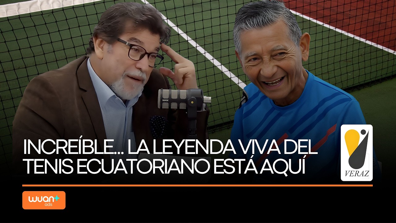 Increible... la leyenda viva del tenis ecuatoriano está aquí