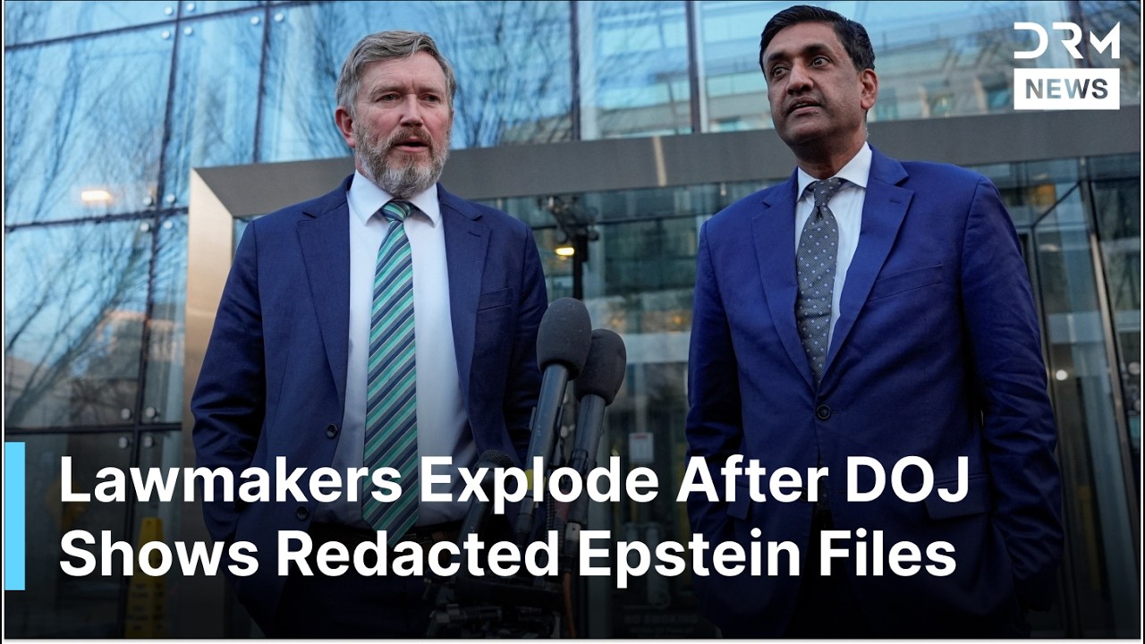 “We Were Promised the Truth”, Khanna, Massie Explode After DOJ Shows Redacted Epstein Files | AC1G