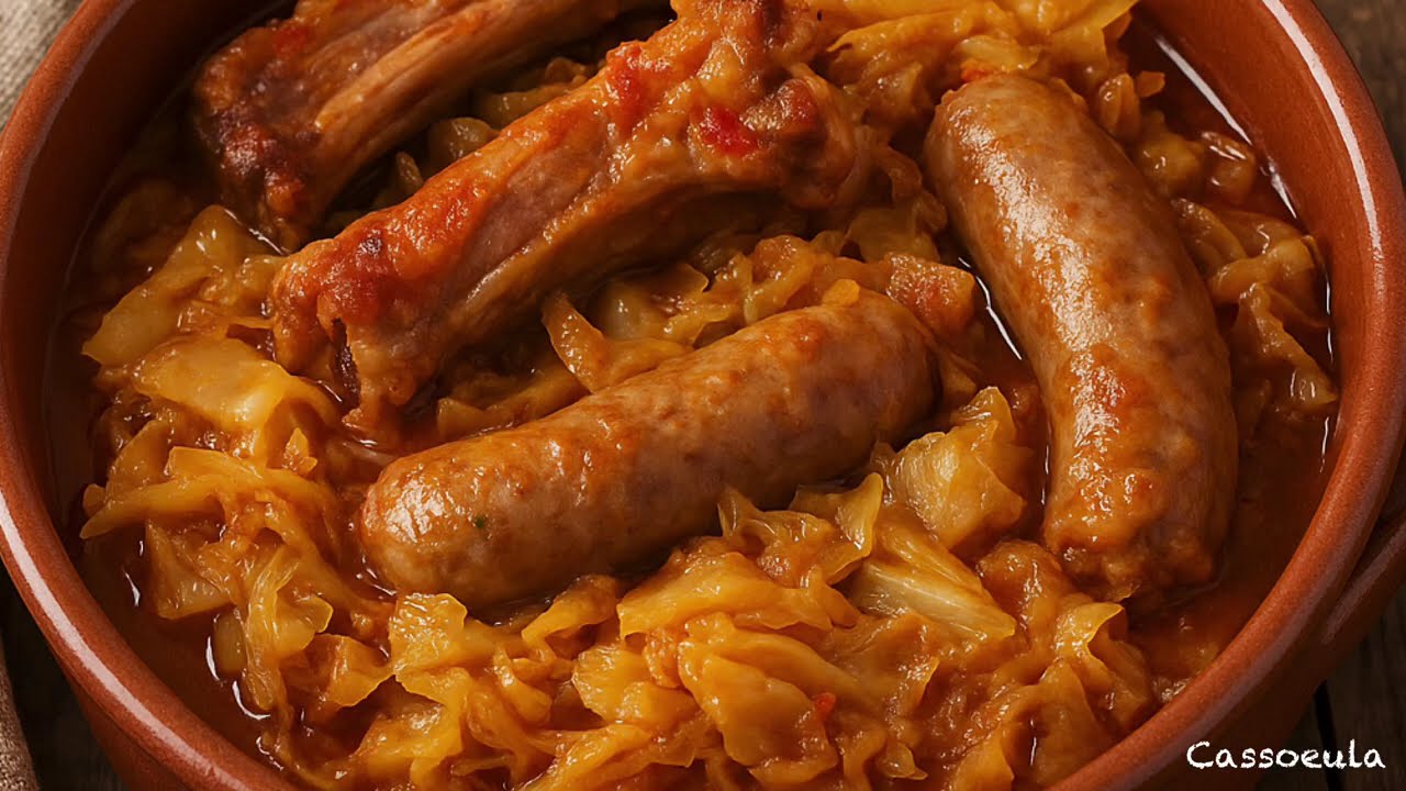 Ломбардская кассуэла | Типичный зимний рецепт с капустой и свининой | 🇮🇹