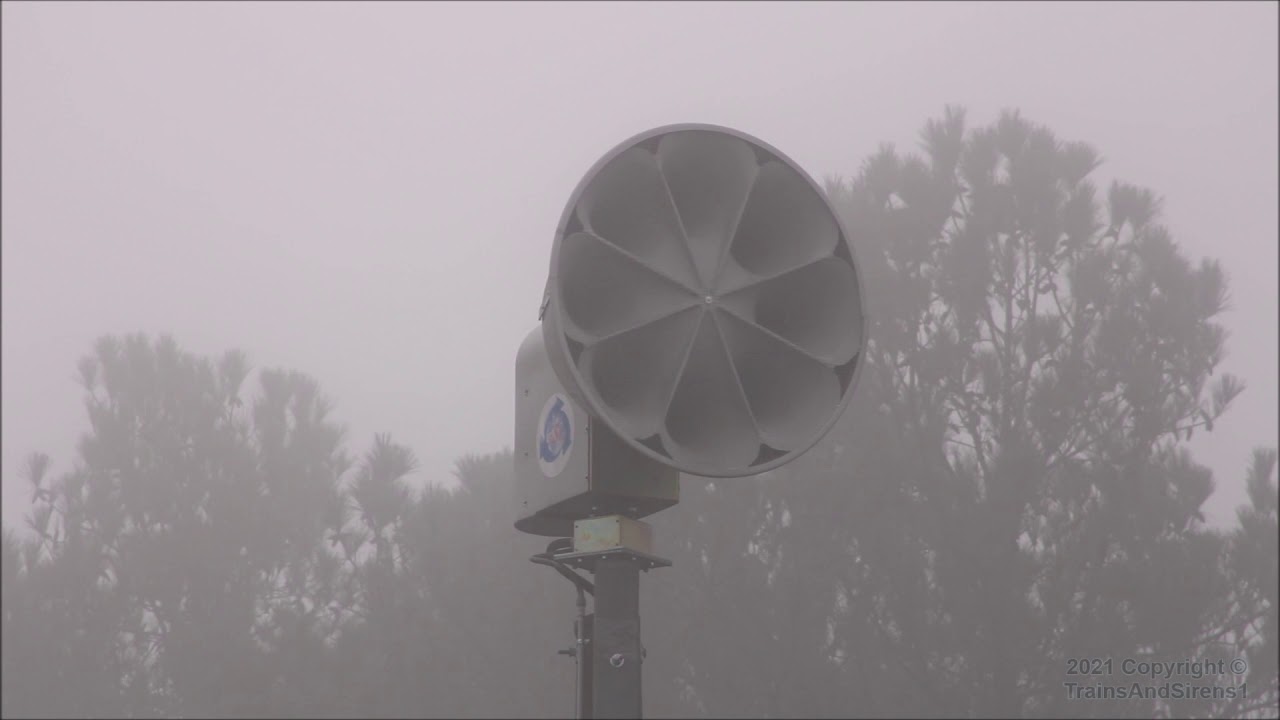 ASC T-128 Tornado Siren Test, Alert - Cherokee County, SC 01-02-21