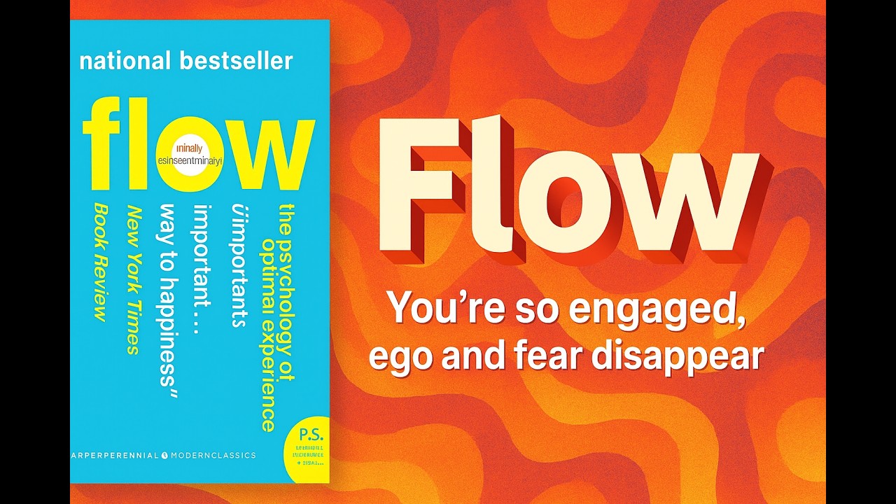 Flow by Mihaly Csikszentmihalyi 🌊 | The Secret to Happiness & Peak Performance (Book Summary)