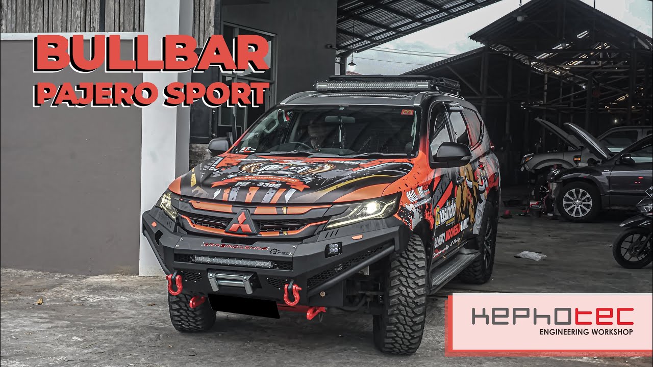 BULLBAR PAJERO SPORT KEPHOTEC