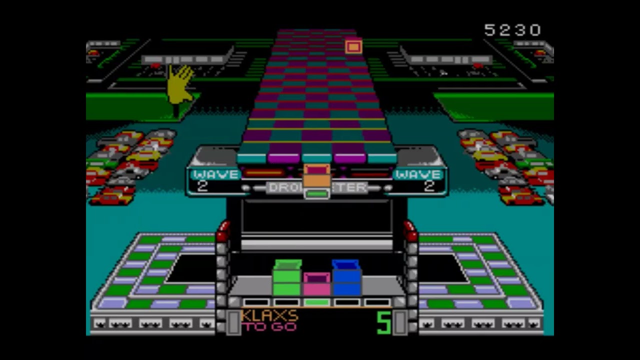 Klax   - Sega Master System Game Play