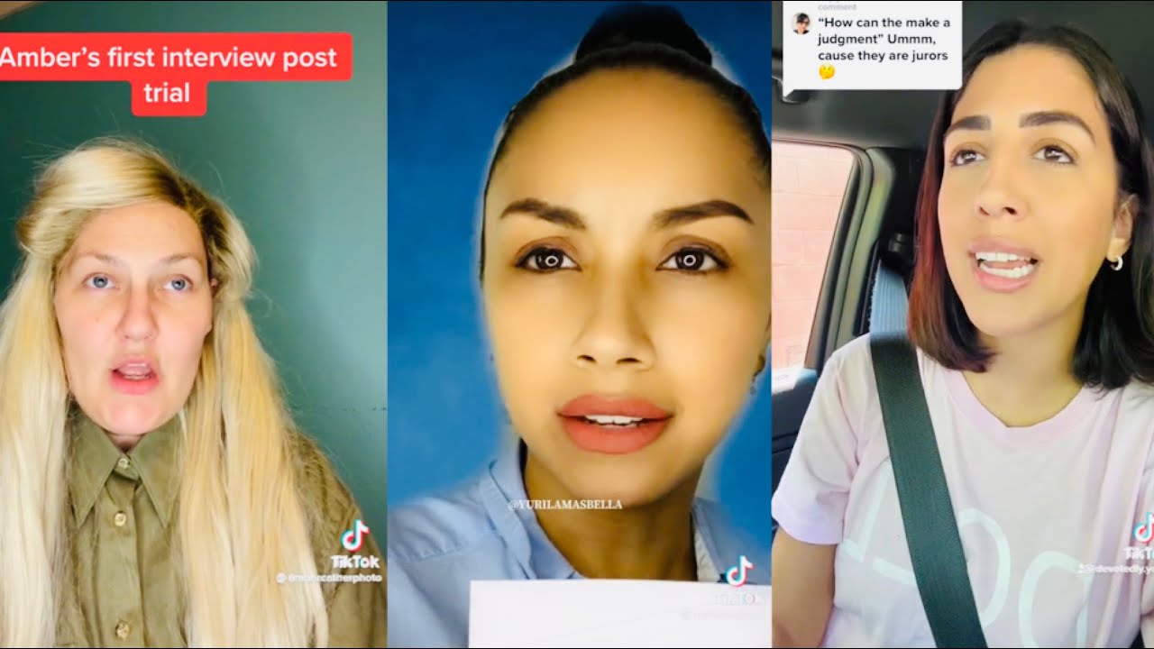 Amber Heard's NBC interview reenactment #funny #tiktok