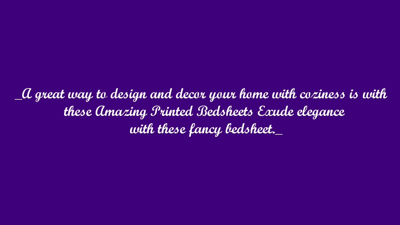 Polycotton Double Bedsheets Combo