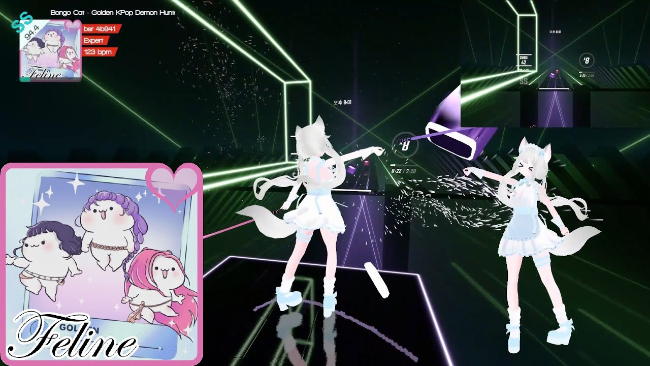 [비트세이버] Golden / HUNTR/X (Covered by Bongo Cat) [Expert]