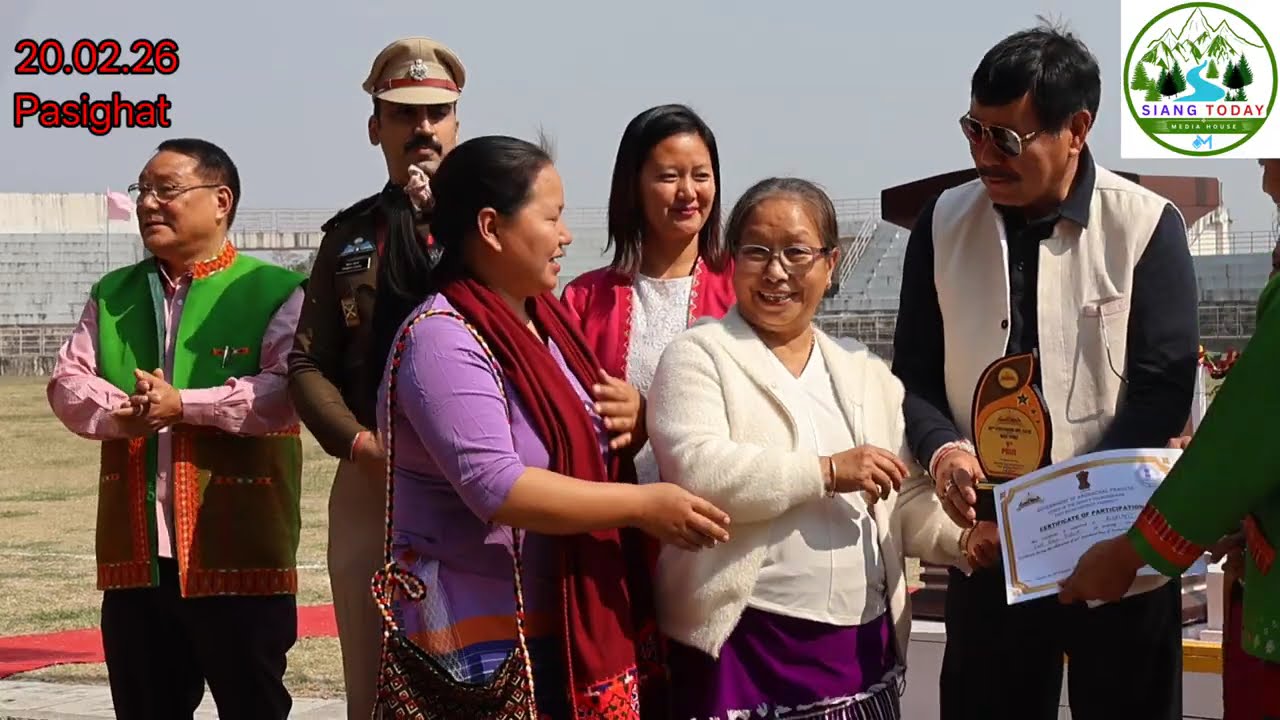 40th Statehood Day celebrated with great enthusiasm at Pasighat