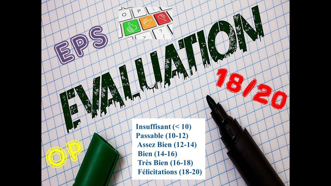 التقويم التربوي بمادة التربية البدنية و الرياضية l'évaluation en EPS: préparation au concours